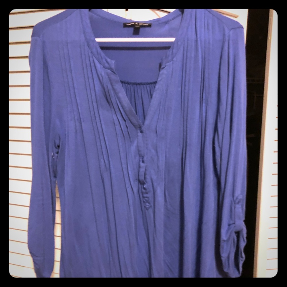 Cable & Gouge purple blouse (nursing friendly!)
